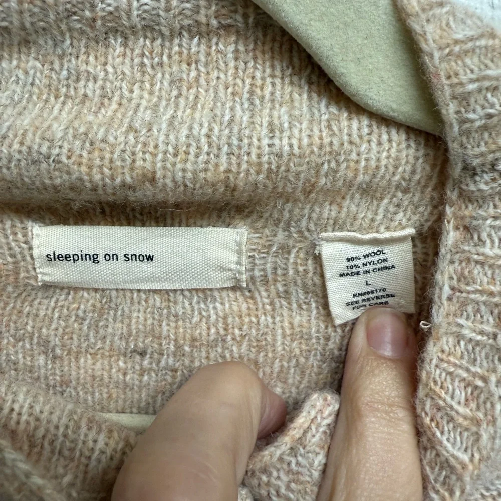 Anyhropologie Beige Floral Women's Cardigan - Picture 2 of 6